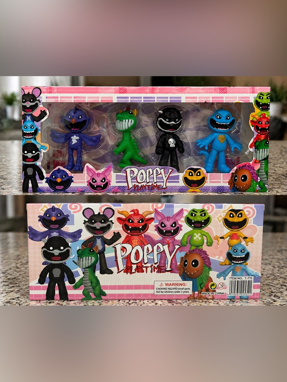Poppy Playtime Figure Set – 4 Piece Character Collection Toy Set – Brand New